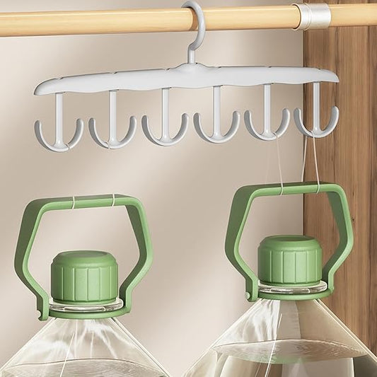 Top Hanger, 12-Hook Space Saving Hanger, Capacity Rotatable Wood Space Saving Hanger Closet Organizers and Storage for Dorm & Apartment for Tank Top