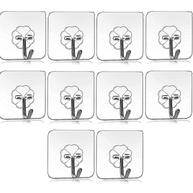 Adhesive Wall Hooks, Nail Hook for Bathroom