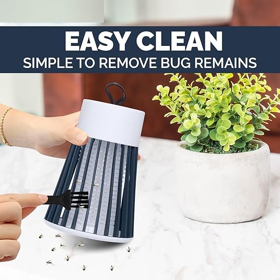 Eco-Friendly USB LED Mosquito Lamp Indoor Bug Zapper – Silent Chemical-Free UV Insect Trap with Fan Suction – Safe Mushroom Design Mosquito Killer for Home Bedroom Office