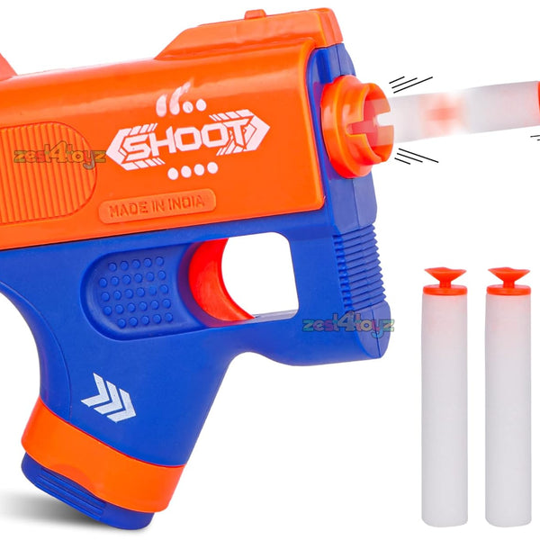 Blaster Storm Safe and Long Range Toy Gun for Kids Included 3 Bullets Toy Gun for Kids (Blue)