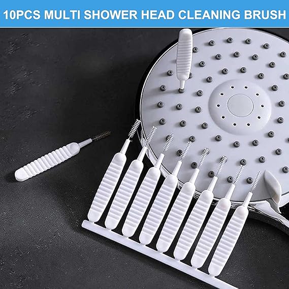 Multifunctional Shower Nozzle Cleaning Brush - Mini hole Cleaner Tool for Shower Heads, Cell Phones, Headphone Sockets, and Small Holes - Anti-Showerhead Cleaning Brushes for Bathroom