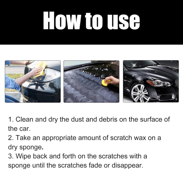 Car Scratch Removal, Car Scratch Remover Paste Wax, Paint Scratch Remover, Dent Remover, Car Rubbing Polish Scratch Removal