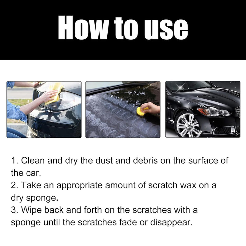 Car Scratch Removal, Car Scratch Remover Paste Wax, Paint Scratch Remover, Dent Remover, Car Rubbing Polish Scratch Removal