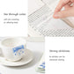 50 Sheets Transparent Sticky Notes Pad,Clear Cute Full self-Adhesive Waterproof,See Through Memo Pads,Perfect for College Essentials Books and Office Stationery Art and Craft