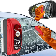 Automotive Oil Film Cleaning Brush, Glass Cleaning Board, Car Glass Oil Film Removal Cleaner, Powerful Windshield Cleaner & Remover, Enhance Visual Effect of Windshield