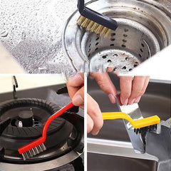 5-Pcs Wire Brush and Scraper Set – Stainless Steel, Brass & Nylon Cleaning Brushes for Rust, Paint & Grime Removal