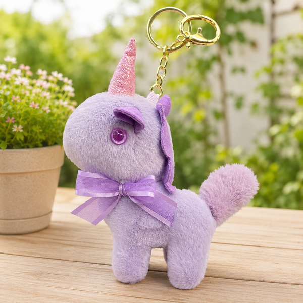 Unicorn Soft Toy Keychain
