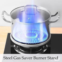 Gas Saver Burner Dish, Energy Saving Gas Stove Stand, Windproof Energy Saving Stand Metal Body