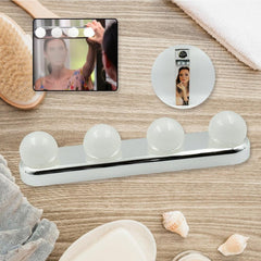 Glow Make Up Mirror Light, White | Portable | Cordless