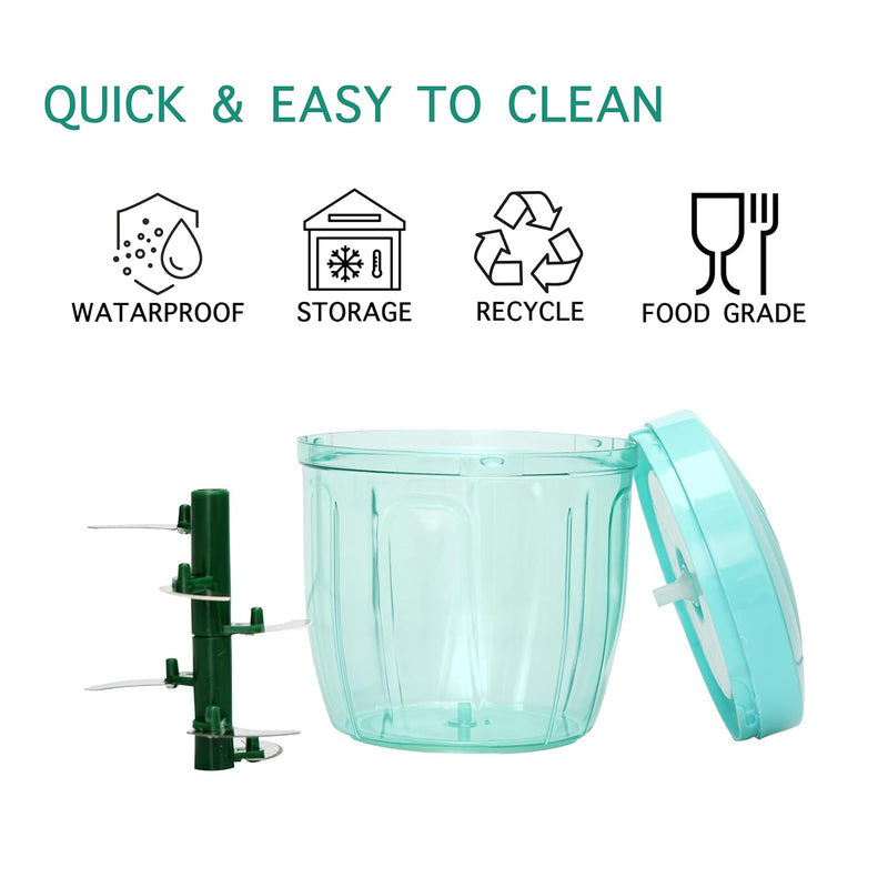 Vegetable Chopper 6 Blade 1000ml