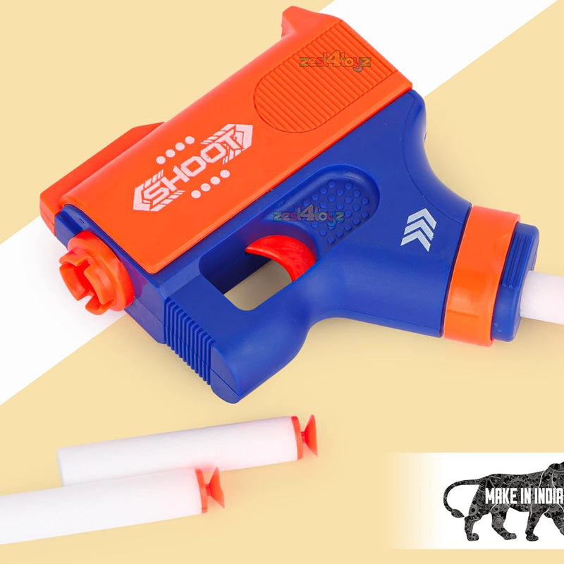Blaster Storm Safe and Long Range Toy Gun for Kids Included 3 Bullets Toy Gun for Kids (Blue)