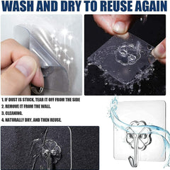Adhesive Wall Hooks, Nail Hook for Bathroom