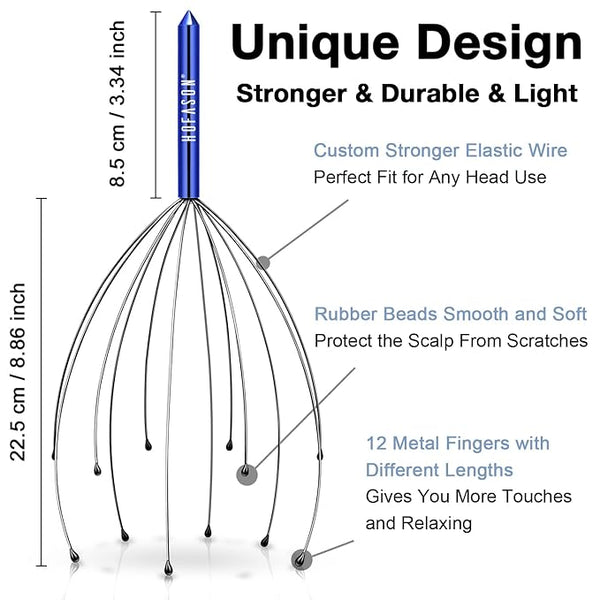 Bokoma Head Massager Neck Massage Head Scalp Massager Head Scratcher For Head Massage Massager