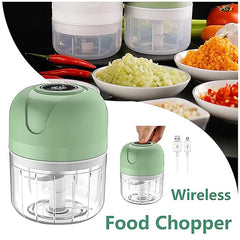 Electric Mini Garlic Chopper USB Meat Grinder Garlic Masher Machine Sturdy Durable Crushed Ginger Vegetable Crusher