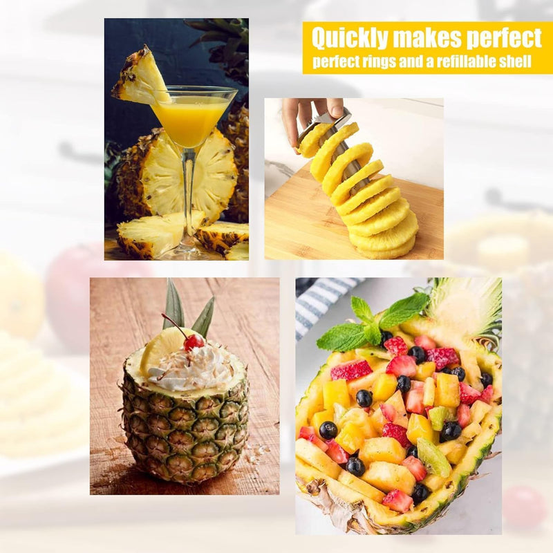 Pineapple Cutter, Peeler Slicer, Cutter Machine, Pineapple Peeler Pineapple Chopper  (1 PINE APPLE CUTTER)