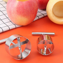 Stainless Steel Apple Corer and Fruit Core Remover Large Core Puller Hole Digger Kitchen Tool for Pear Rice Mold and Stewed Fruit Preparation