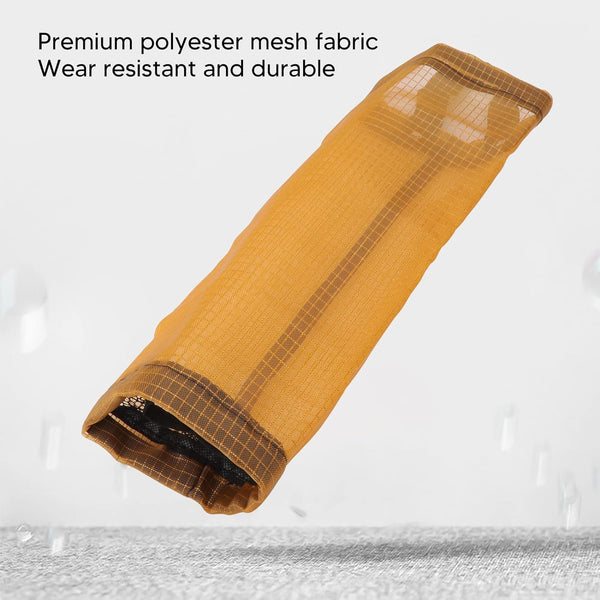 Multicolor Large Capacity Plastic Carry Bag Mesh Organizer for Kitchen, Durable Polyester Hanging Grocery Bag Holder, Storage with Widened Handle for Home & Cafe Use