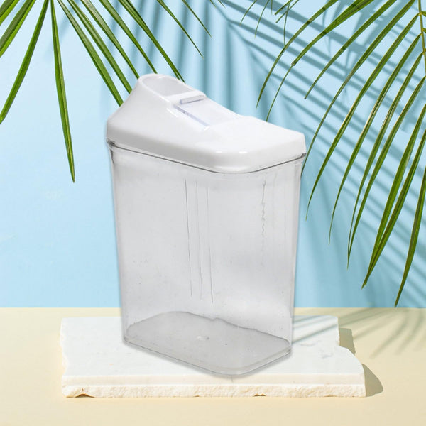 Kitchen Storage Jars & Container Set – 3-Piece Transparent Plastic Jars for Home and Kitchen