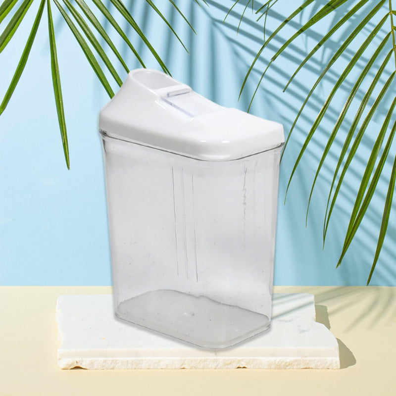 Kitchen Storage Jars & Container Set – 3-Piece Transparent Plastic Jars for Home and Kitchen