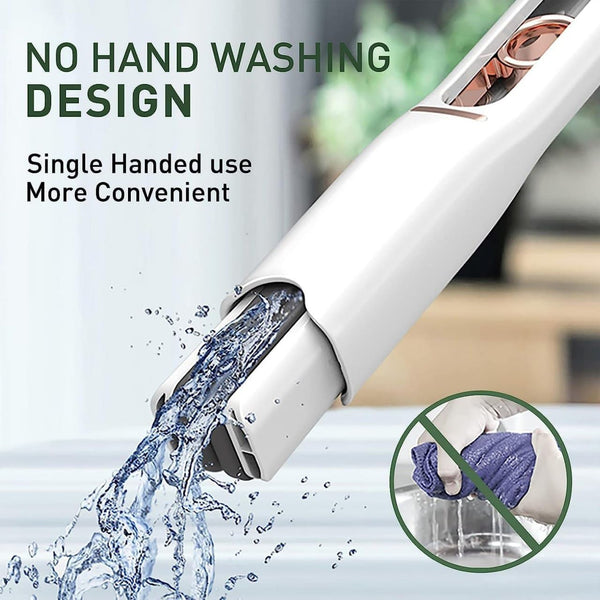 Portable Self-Squeeze Mini Folding Mop for Car Window Cleaner Mini Sponge Mop Window Glass Cleaning Mop Mini Lazy Hand Wash-Free Strong Mop