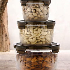 Food Storage Container 3 pc (Round)