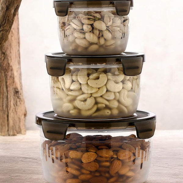 Food Storage Container 3 pc (Round)