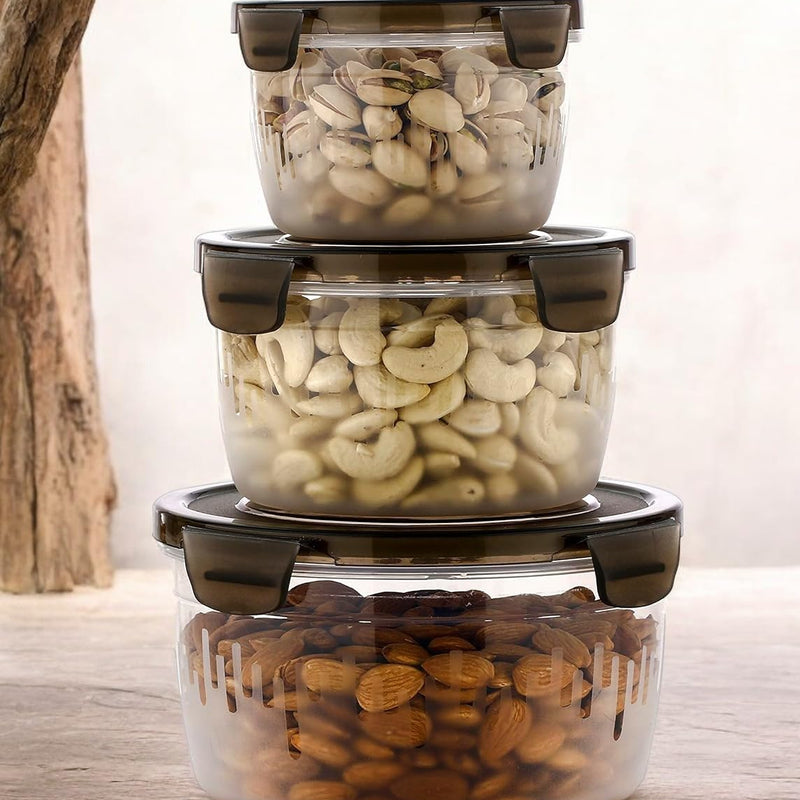 Food Storage Container 3 pc (Round)