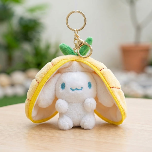 Cover Rabit Soft Toy Keychain