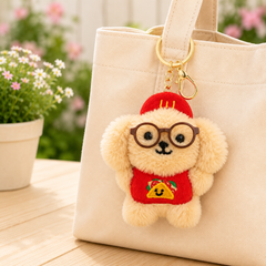 Brown Bear Mini Soft Toy Keychain