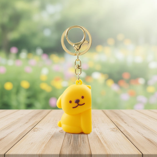 Miniso Maltese Couple Keychain