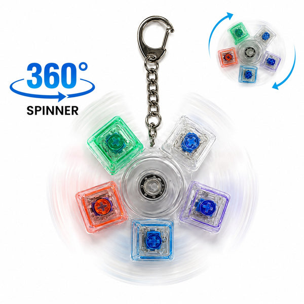 5 Key Stress Free Piano Light Keychain