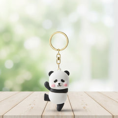 Panda Couple Keychain