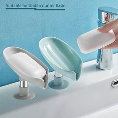 2 Pack Soap Holder Bar Soap Holder Self Draining Soap Dish with Suction Cup Soap Dish for Bathroom Kitchen Sink Shower Bathroom