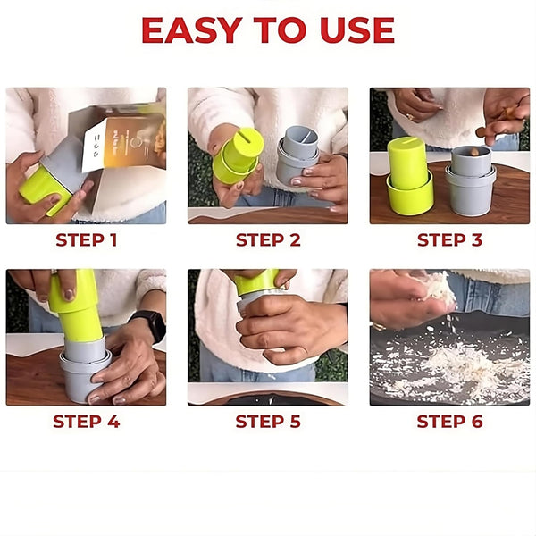 3-in-1 Dry Fruit Slicer Dry Fruit and Nut Cutter Slicer, fine Cup Slicer Kitchen Gadget for Dry Fruit Chopper, Badam kaaju Walnut Pista Cutter Chopper Machine Hand Nuts Chopper for Kitchen Items for Gift Home Gadgets