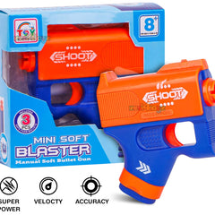Blaster Storm Safe and Long Range Toy Gun for Kids Included 3 Bullets Toy Gun for Kids (Blue)
