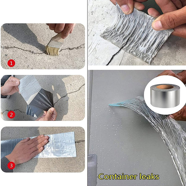 Leakage Repair Waterproof Tape for Pipe Leakage Roof Water Leakage Solution Aluminium Foil Tape