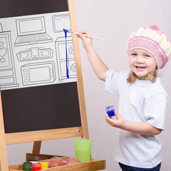 Childrens Drawing Roll Paper for Kids,Coloring Paper Roll Painting Color Filling Paper,Sticky Drawing Art Paper Crafts Coloring Books Easter Gift for Kids(Daily Necessities)