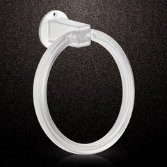 Unbreakable ABS Round Towel Ring Wall Mounted Stand/Holder