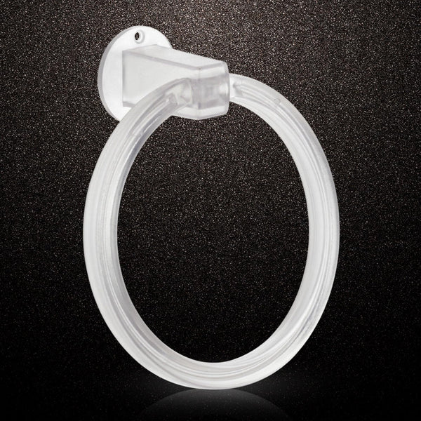 Unbreakable ABS Round Towel Ring Wall Mounted Stand/Holder