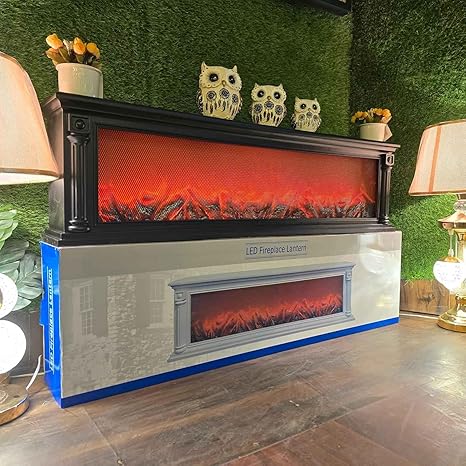 Artificial Fireplace LED Lamp with Realistic Flame Effect Big 40 Inch