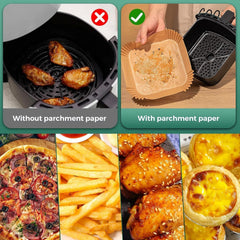 Square Disposable Paper Air Fryer