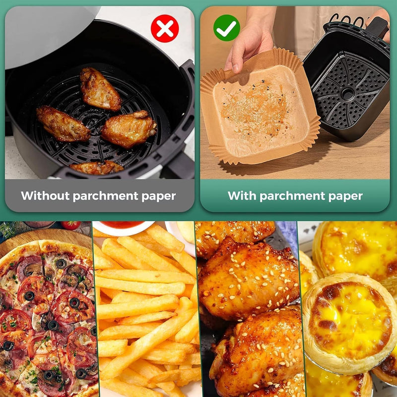 Square Disposable Paper Air Fryer