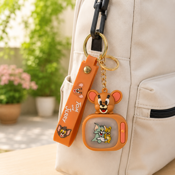 Tom And Jerry Action Figure Keychain