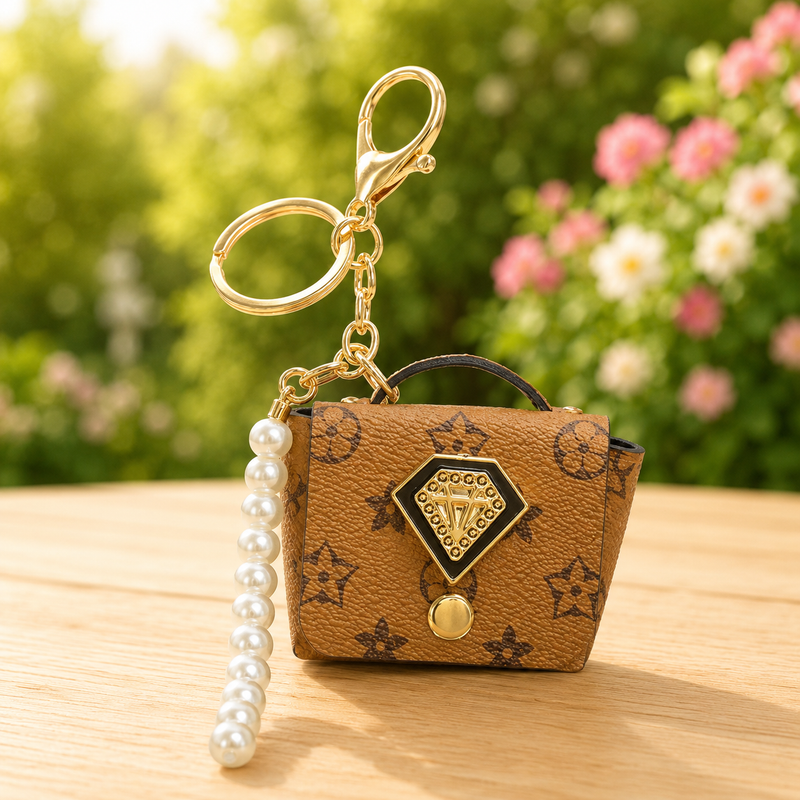 Purse Bag Charm Keychain