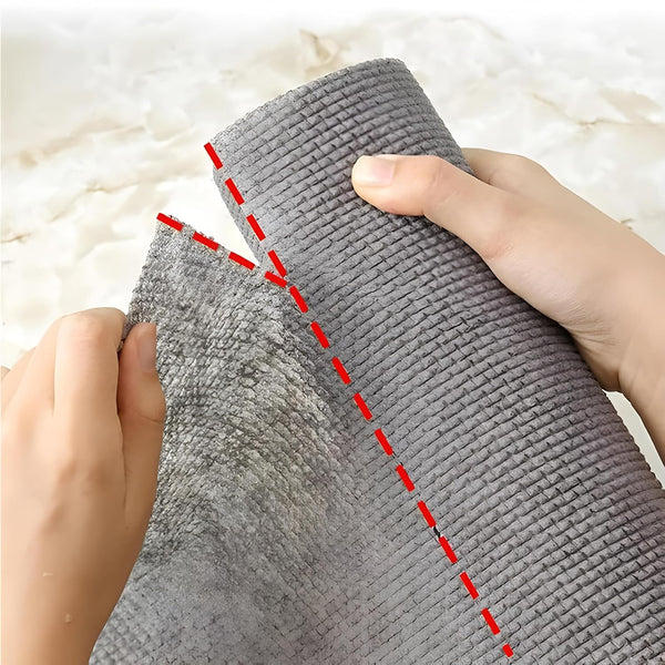 1Pc Durable Kitchen Scrub Cloth - Microfiber Cleaning Cloth Roll, Wear-Resistant Multipurpose Cleaning Cloths for Kitchen, Reusable & Disposable Dish Washing Cloth Towels (20×22cm)