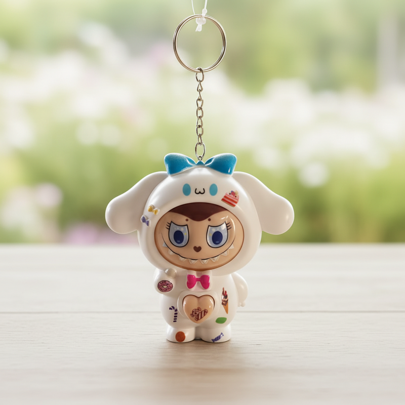 Labubu Face Changing Keychain