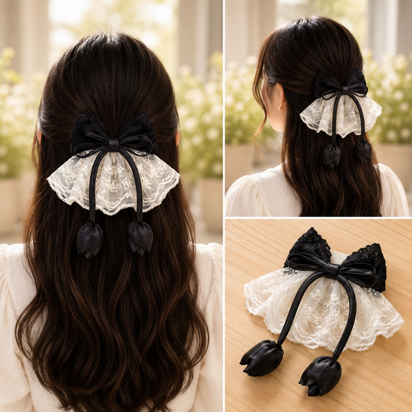 Korean Style Vintage Hair Bow
