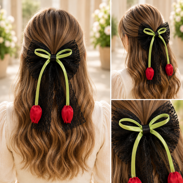 Korean Style Vintage Hair Bow