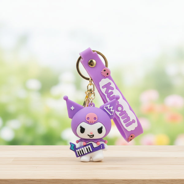 Kuromi Silicone Keychains