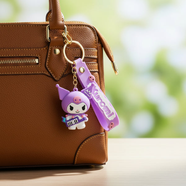 Kuromi Silicone Keychains